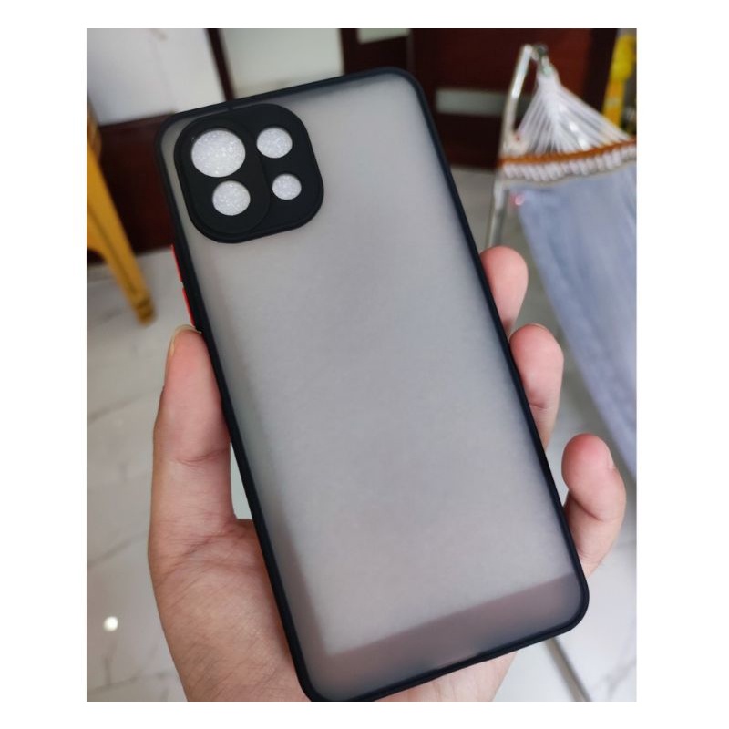 ốp nhám bảo vệ camera xiaomi mi 11 chống sốc chống va đập