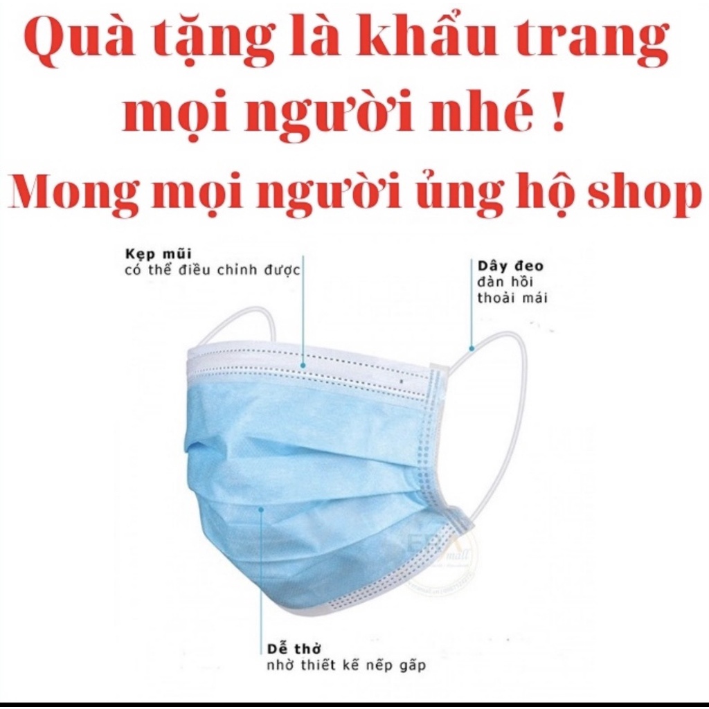 Khẩu Trang Y Tế GHP MASK+ 4 lớp giấy kháng khuẩn siêu xịn(1 Hộp 50 chiếc)