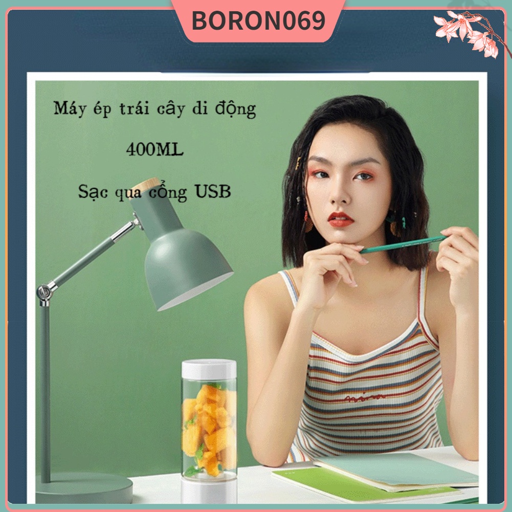 Máy xay sinh tố cầm tay tốc độ cao đa chức năng cho gia đình 400ml