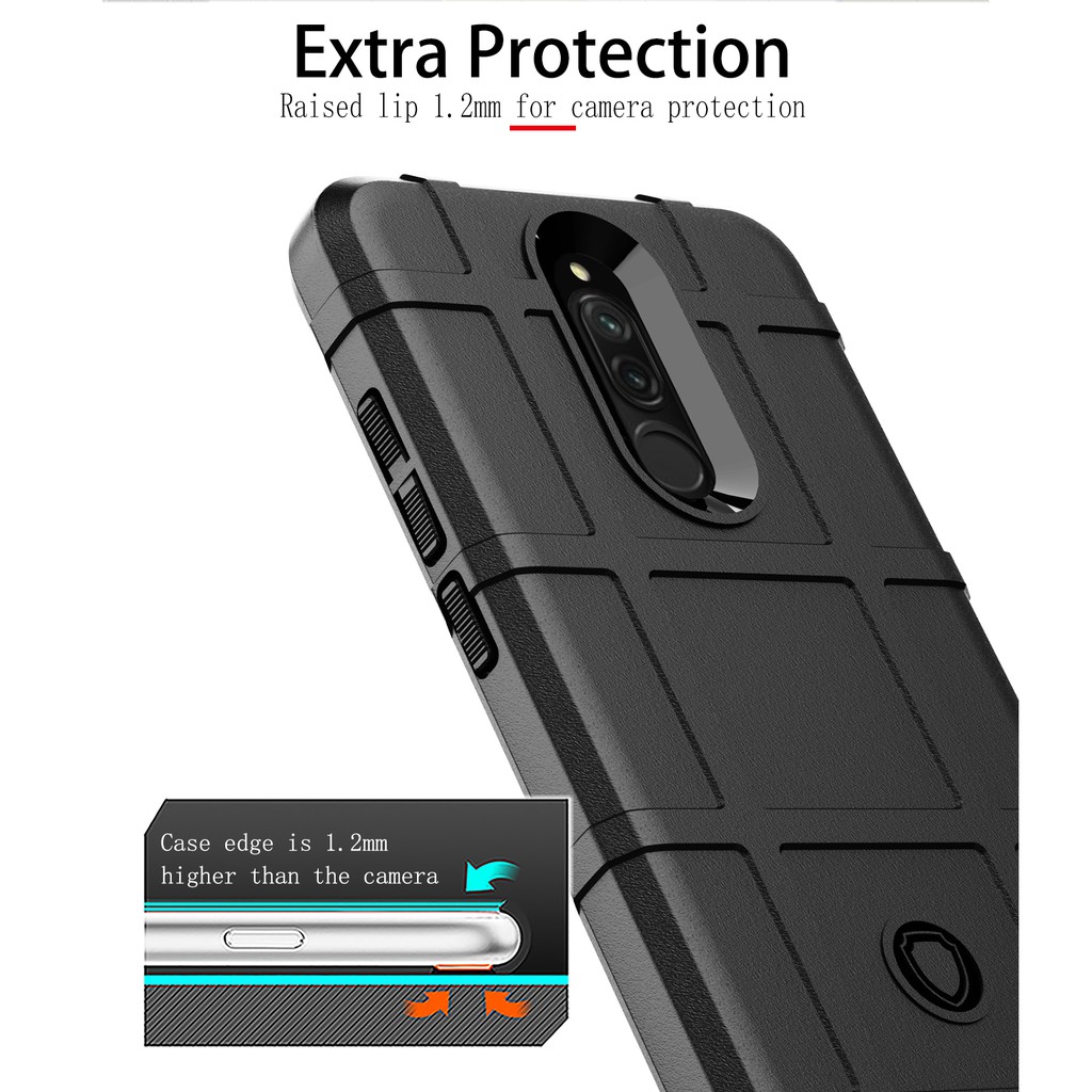 Ốp Lưng Silicone Chống Sốc Cho Xiaomi Redmi 8 8a 7 7a 6 6a Go 5 Plus Note 8t 7 7s