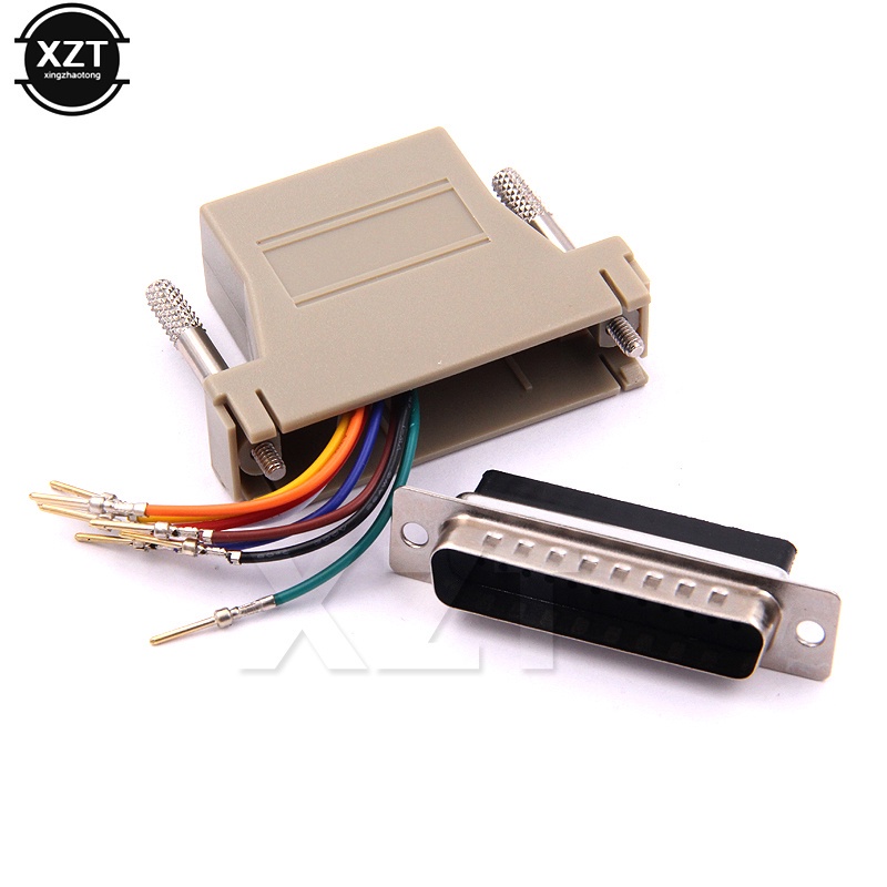 Đầu Chuyển Đổi Từ Đầu DB25 Sang RJ45 S232