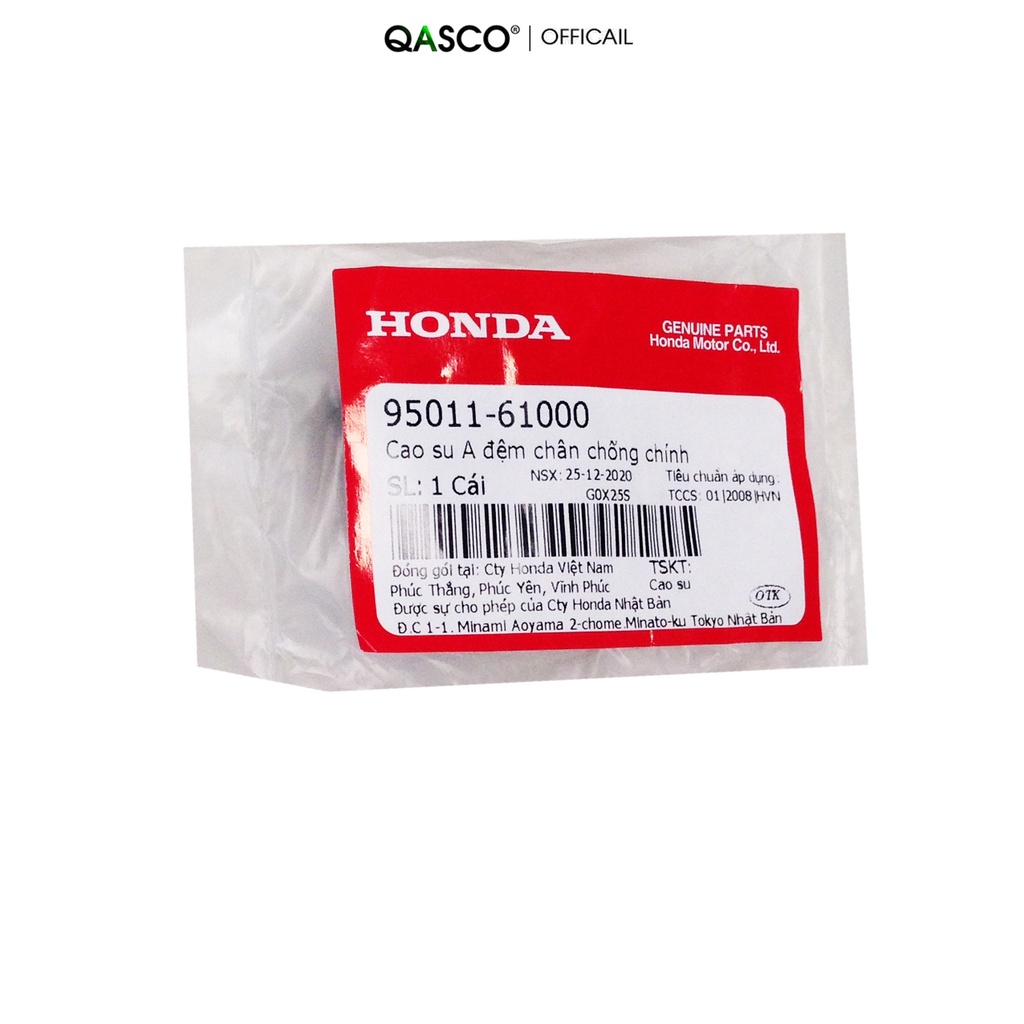 Cao su A đệm chân chống chính HONDA nhiều dòng xe (9501161000)