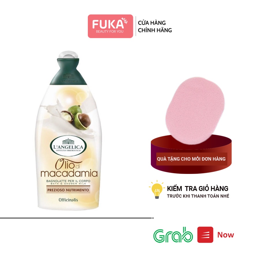 Sữa tắm Macadamia thích hợp cho da khô