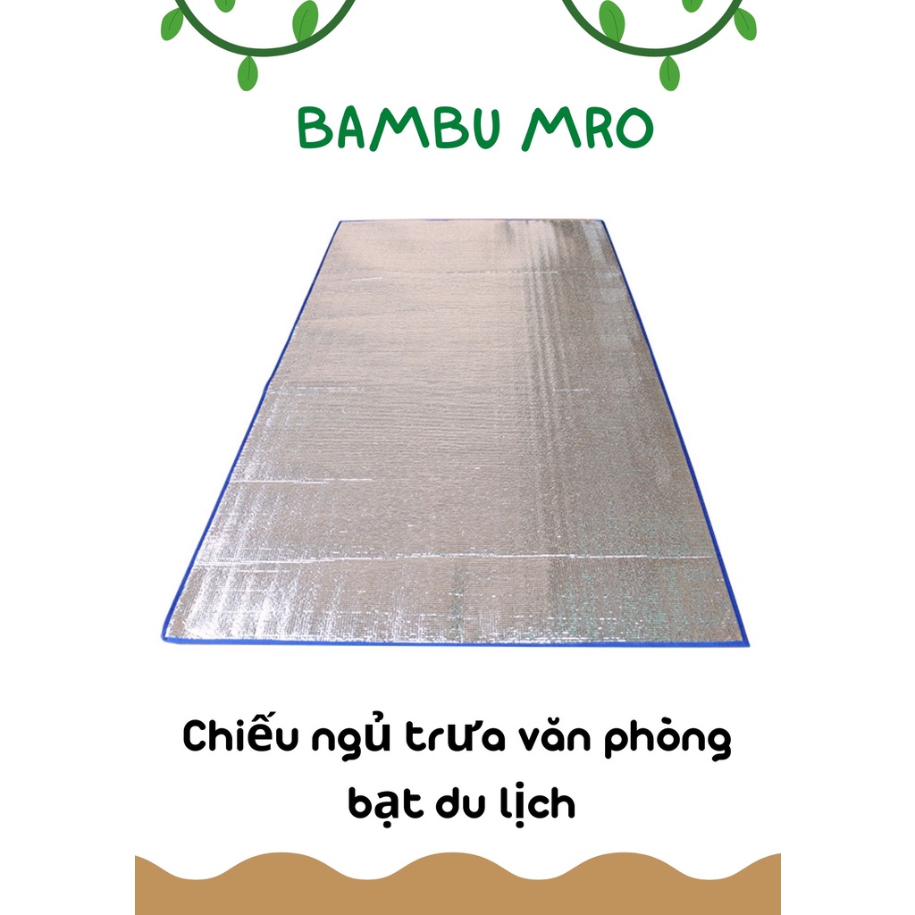 Chiếu ngủ trưa văn phòng - bạt du lịch chống thấm chống nóng 1M X 2M - VIỀN XÁM/KHÔNG VIỀN