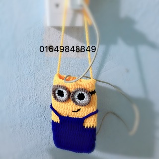 Túi đựng điện thoại len