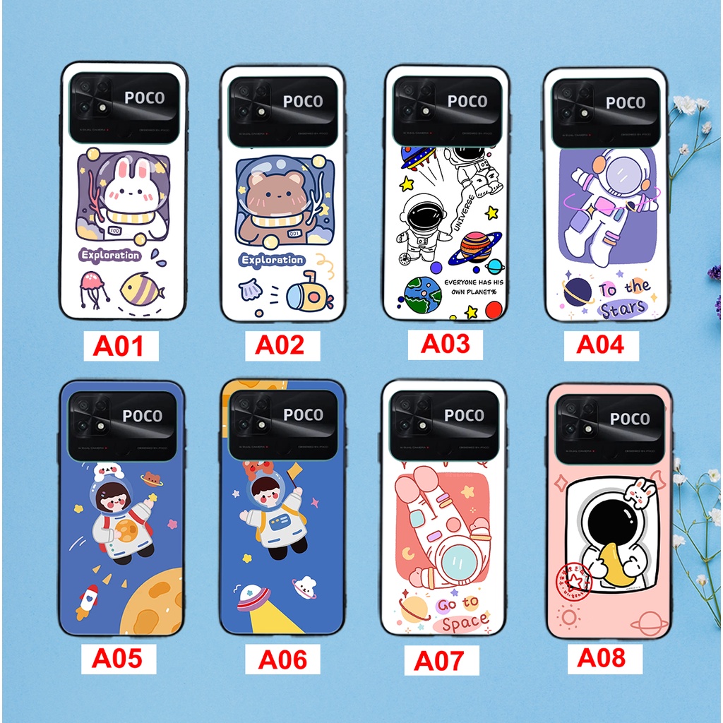 Ốp lưng Xiaomi Poco C40 vũ trụ cực đẹp đáng yêu/ ốp poco c40 giá rẻ