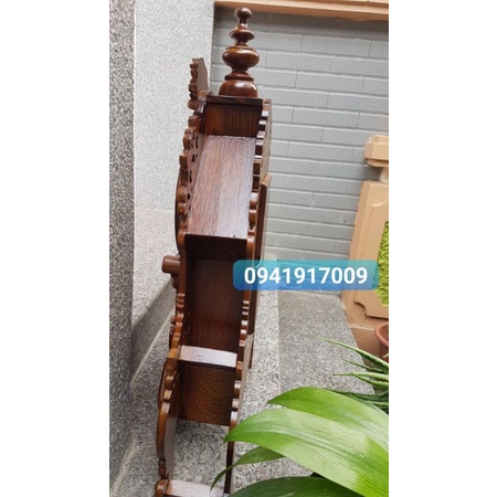 đồng hồ để bàn gỗ mun đuôi công- giá xưởng