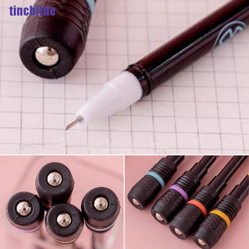 [Tinchitde] Non Slip Coated Spinning Pen Rolling Pen Ball Point Improve Learning Supplies [Tin]