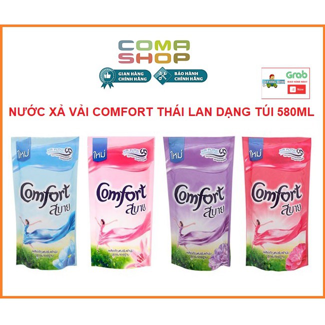 NƯỚC XẢ VẢI COMFORT THÁI LAN DẠNG TÚI 580ML – HÀNG CHÍNH HÃNG