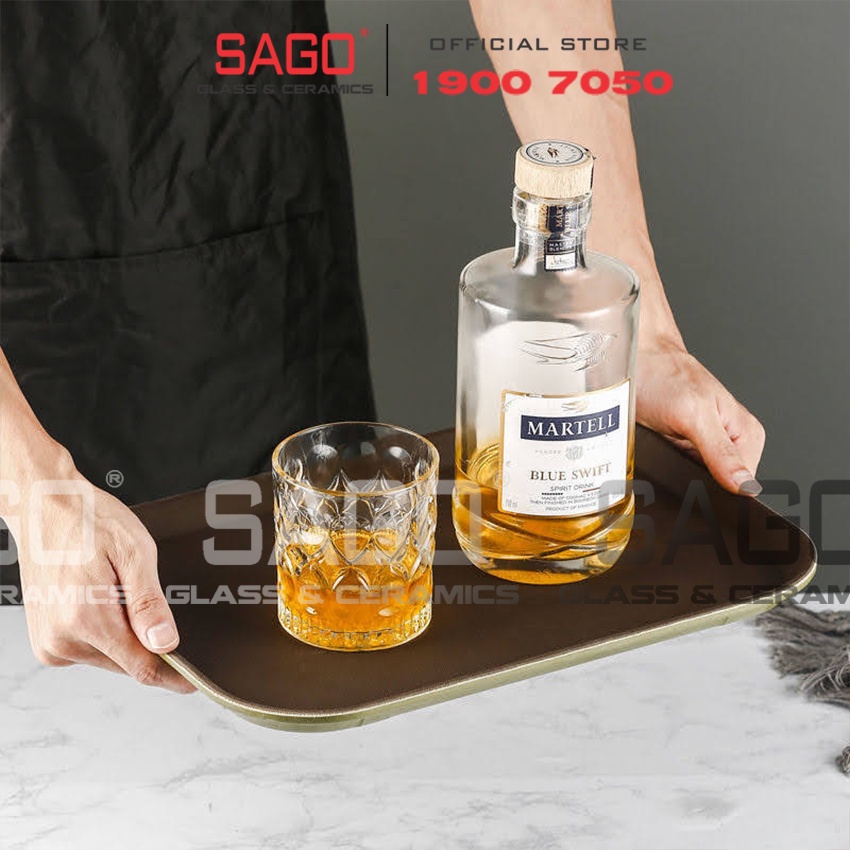 Khay Nhựa Chống Chữ Nhật Trượt phục vụ Bàn Cao Cấp | Tùy Chọn hình Dáng và kích thước