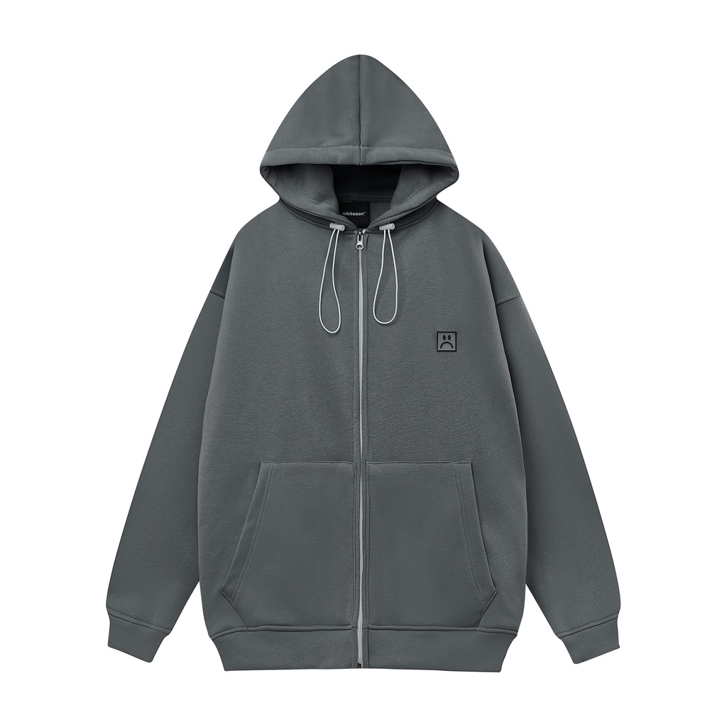 HOODIE FULLZIP "STORY" SHADOW