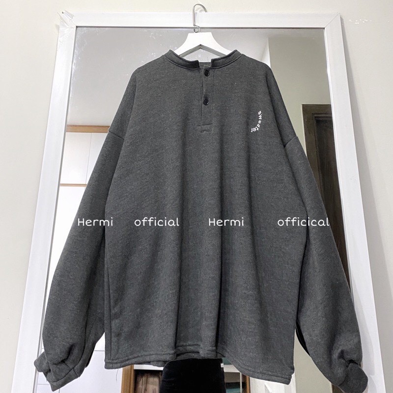 [Hình Thật] Áo Nỉ Sweater Nỉ Bông Form Rộng - Phong Cách Oversize Unisex | BigBuy360 - bigbuy360.vn