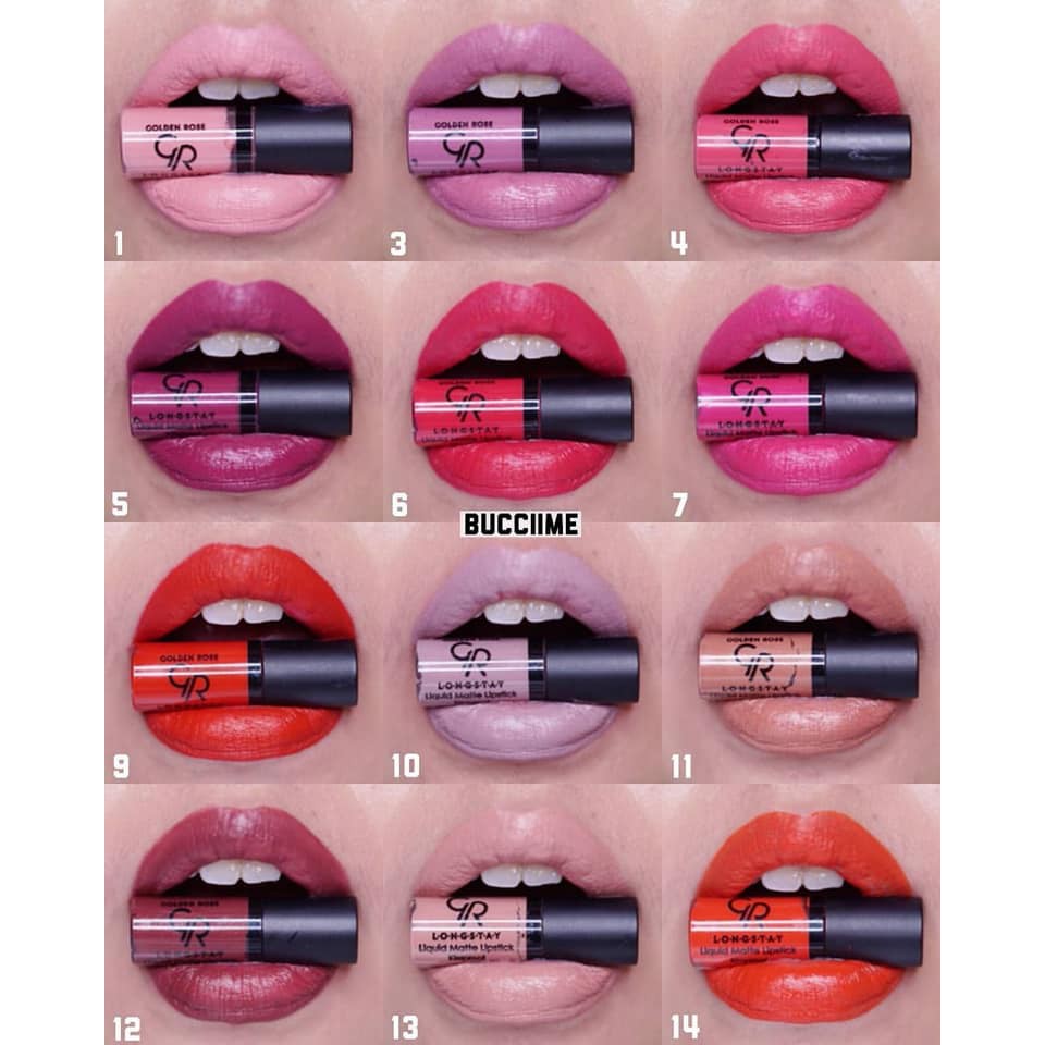 HOT - Son Kem Lì Golden Rose Liquyd Matte Lipstick Mini sản phẩm y hình