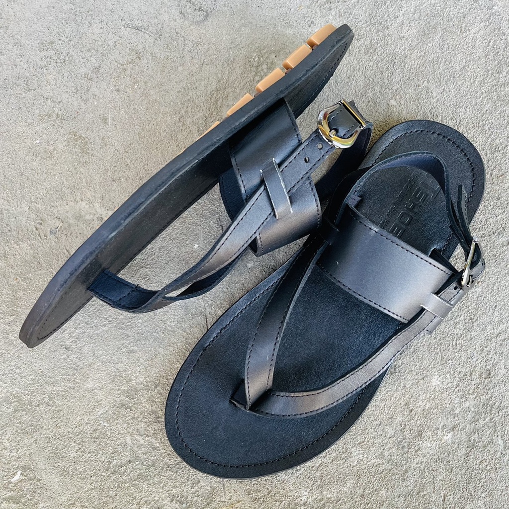 Dép Nam Nữ Da Bò Thật Dép Quai Hậu Unisex Đẹp Nhất Trẻ Trung Năng Động Phù Hợp Đi Chơi Đi Học Atshoes LDAT05