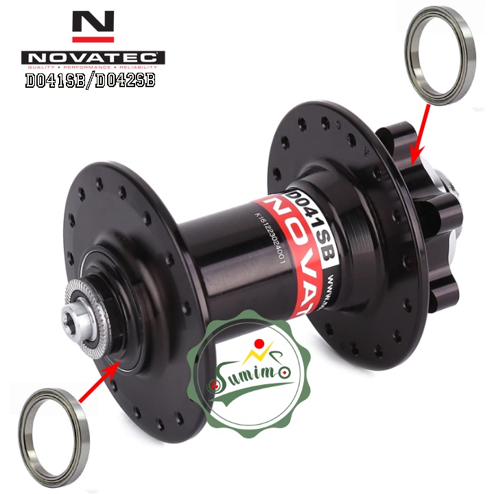 Đùm xe đạp - Hub NOVATEC D041SB/D042SB 36 lổ - Cối líp thả 11 Speed - Thắng dĩa - Chính hãng