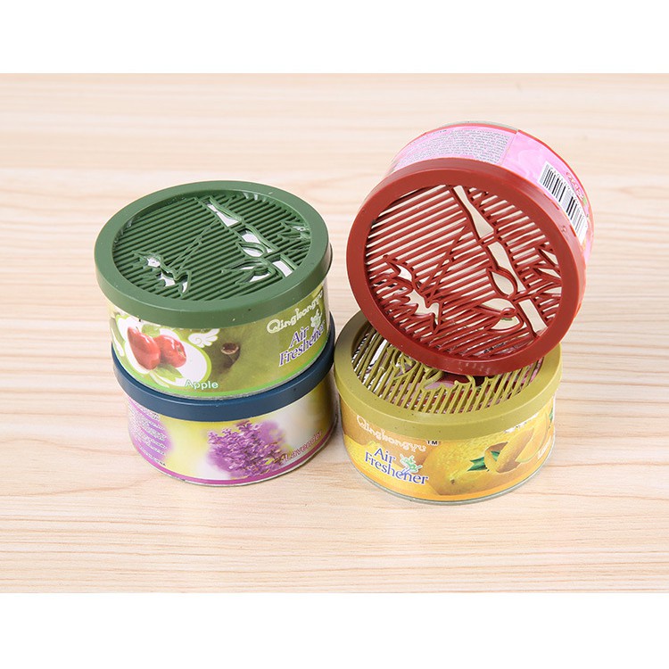 [Tổng Kho Sỉ] Hộp Sáp Thơm DÁNG TRÒN Để Nhà Vệ Sinh, Phòng Ngủ, Nhà Tắm - Sáp Tự Nhiên Khử Mùi Hôi Để Tủ Quần Áo, Ô Tô