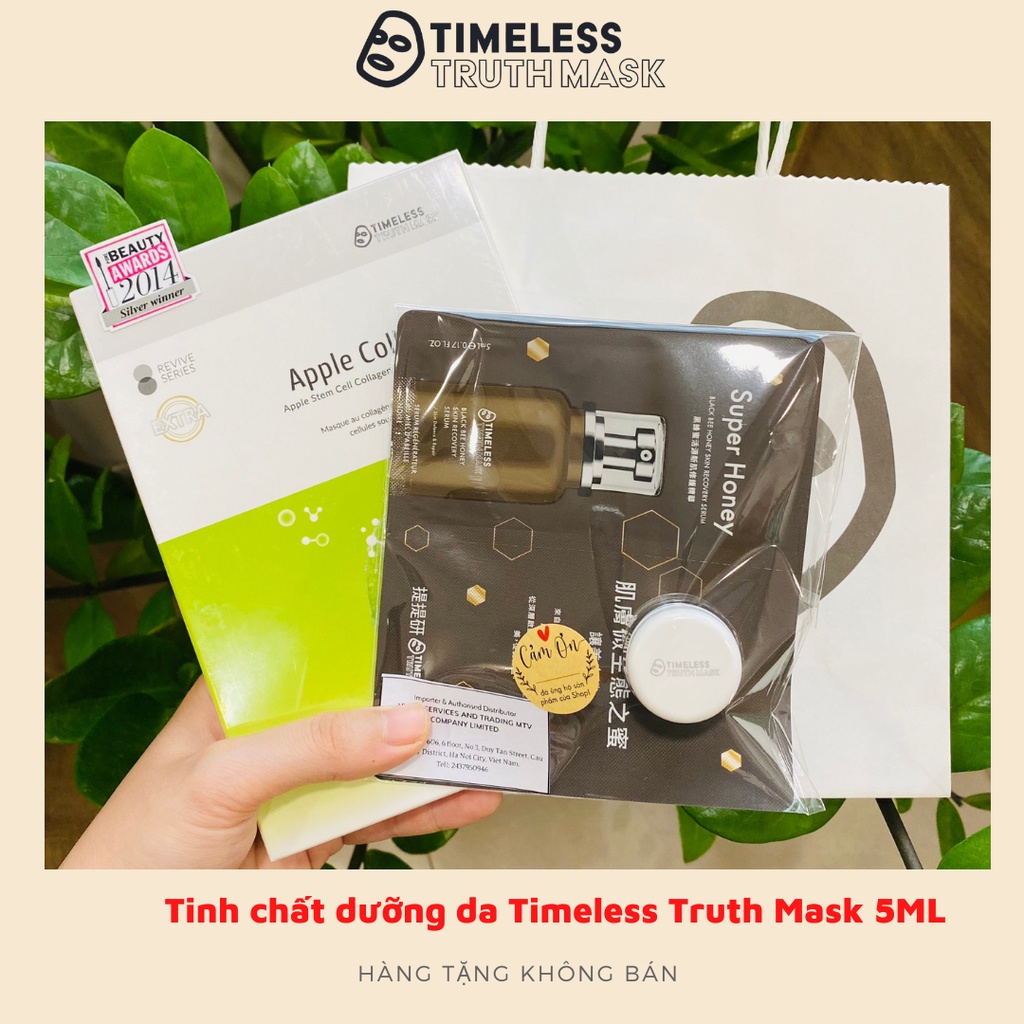 Tinh chất dưỡng da Timeless Truth Mask Chiết Xuất Mật Ong Đen, Phục Hồi Da Săn Chắc, Tăng Cường 5ml