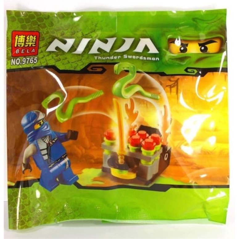 [Ninjago] Túi lắp ráp BELA ✔9765✔9766✔9767 hàng ko vỉ