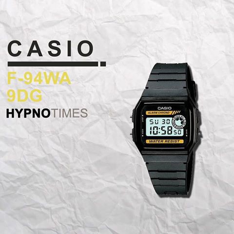 Đồng Hồ Nam/Nữ Casio F-94WA-9DG - Huyền Thoại - Chống Nước - Dây nhựa dẻo - Bảo hành 12 tháng toàn quốc