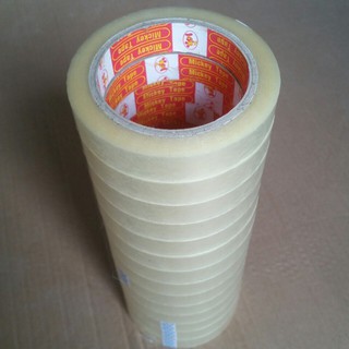 combo 30 cuộn băng dính trắng trong 1cm
