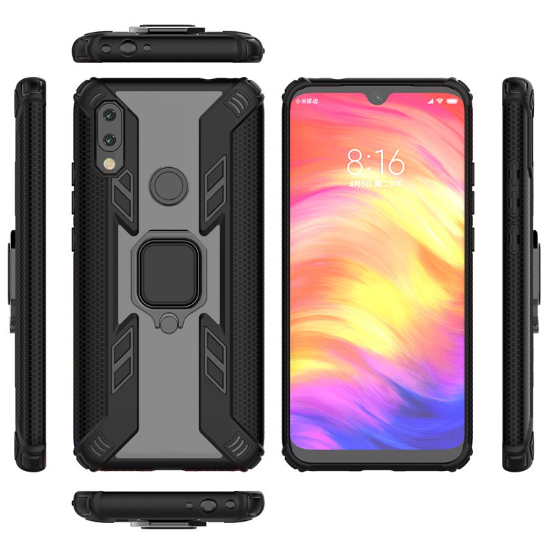 Ốp lưng Xiaomi Redmi Note 7/ Redmi Note 7 Pro iRON MAN IRING TRONG SUỐT Nhựa PC cứng viền dẻo chống sốc