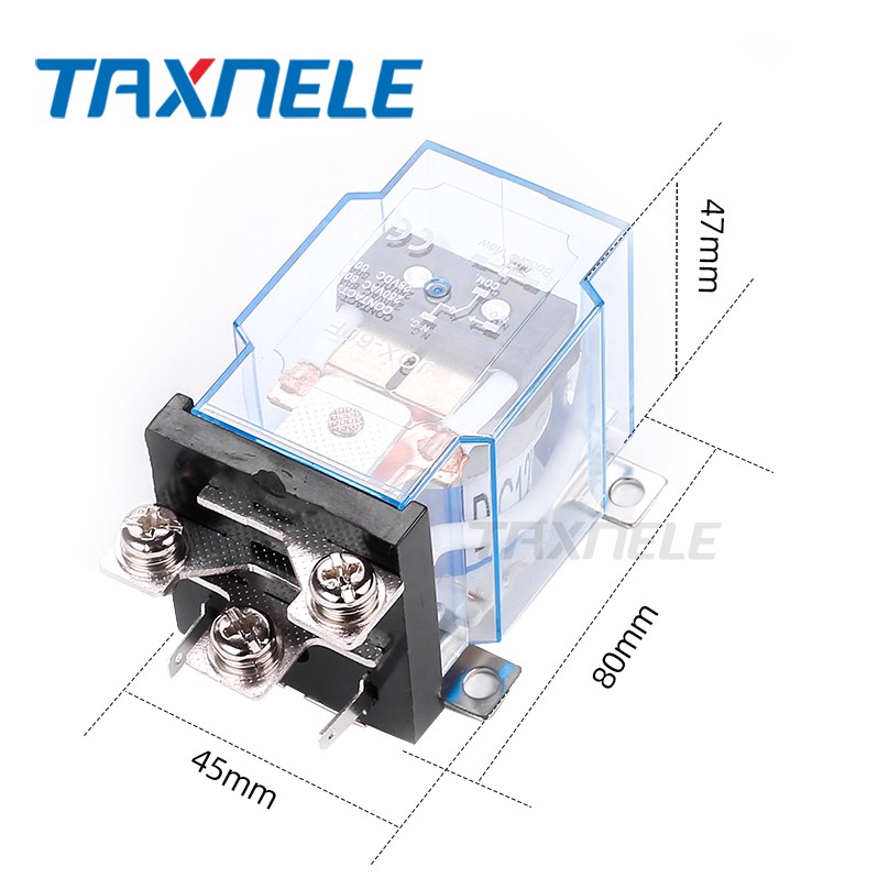 Rơ Le Công Suất Cao JQX-60F 12V 24V 220V 1Z 60A AC 220V Cho Xe Hơi