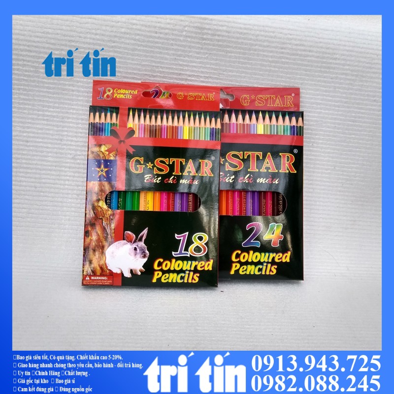 Bút chì màu G-Star 12-24 36   màu