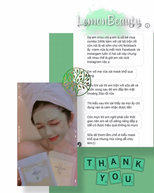 [CHÍNH HÃNG] LEMON MASK - Mặt Nạ Khổ Qua Rừng, Tảo Biển, Sữa Dê Non Handmade | BigBuy360 - bigbuy360.vn