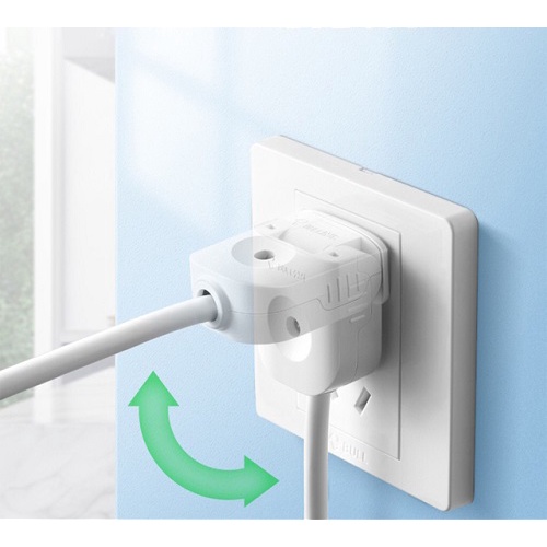 Phích cắm điện xoay chân dẹt có thể xoay 90 độ