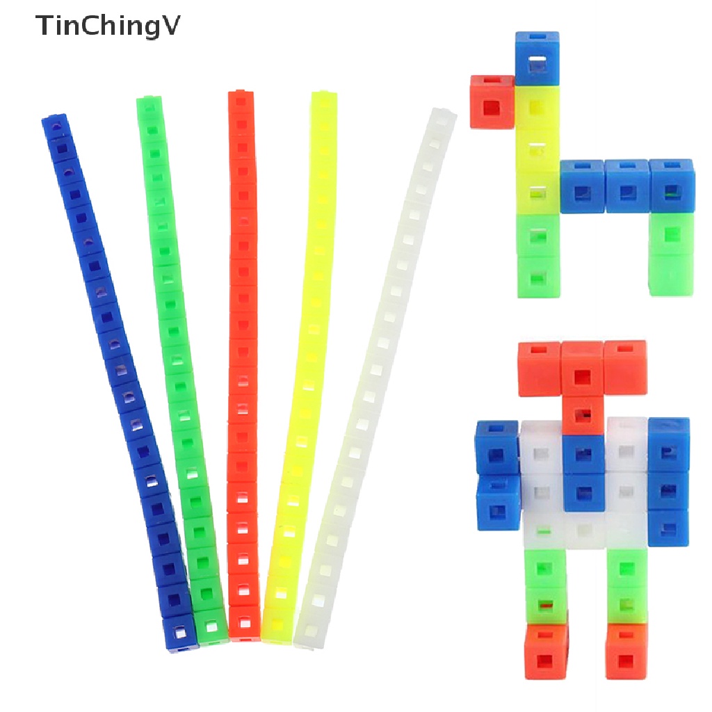 Bộ 100 Khối Lập Phương Đồ Chơi Học Toán Cho Bé