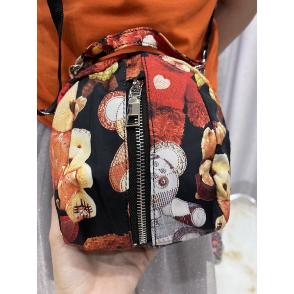 Balo mini, Chất dù,nhiều họa tiết, size 18cm -20cm,freeshipextra.