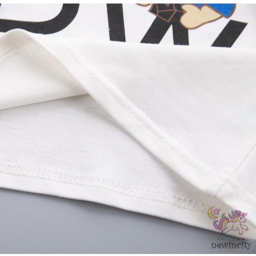 Set Áo Thun Tay Ngắn &amp; Quần Short Caro Cho Bé Trai