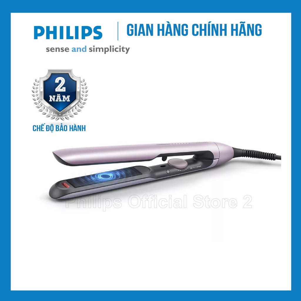 Máy ép tóc, máy tạo kiểu tóc Philips BHS530, tạo kiểu dễ dàng, bảo hành 2 năm | Hàng chính hãng