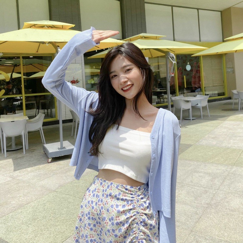 Sibling House - Áo hai dây cotton dáng ôm đủ màu Sib