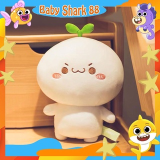 Gấu Bông Rau Mầm Biểu Cảm Ngộ Nghĩnh, Siêu Cute, Chất Liệu Vải Nhung Cao Cấp, An Toàn
