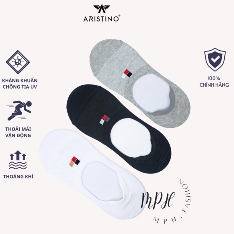 Tất nam giày lười cổ ngắn cao cấp Aristino Bizmen - CO080