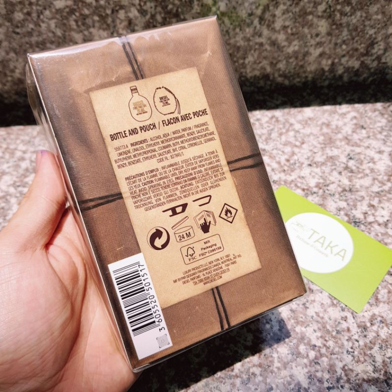 Nước hoa nam DIESEL FUEL FOR LIFE EDT 75ml-125ml Fullseal