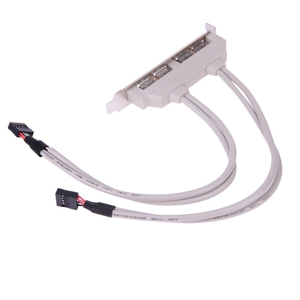 Bảng cắm USB 2.0 4 cổng tới bảng mạch chủ 9 chốt