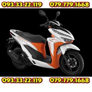 Tem rời honda vario 150 dán xe trắng phối tem cam