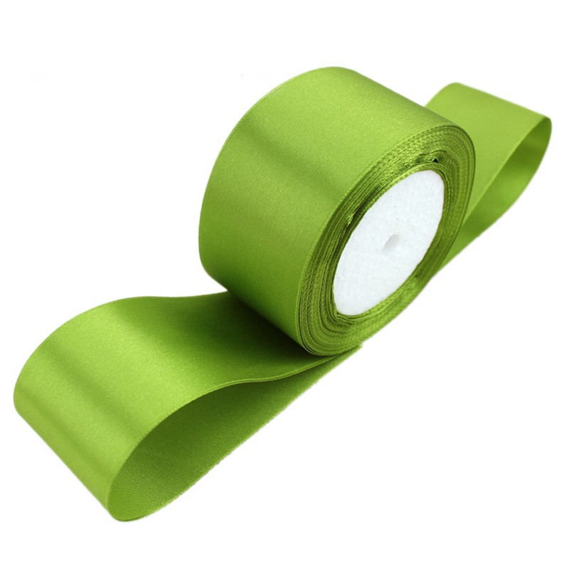 Cuộn dây ruy băng màu xanh lá 22m dùng trang trí nhà cửa / làm đồ thủ công Diy tiện lợi