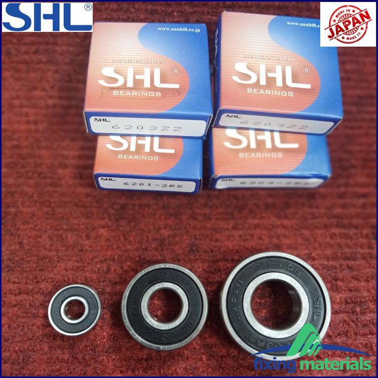 Vòng bi (bạc đạn) CHÍNH HÃNG SUNHILL Japan,606-&gt;629-2RS,nắp nhựa, hàng mới 100%, sản xuất tại Nhật