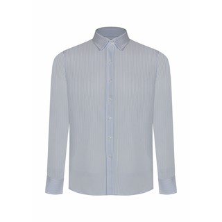 Áo sơ mi nam Knit Japan kẻ xanh N087 NAM TNG