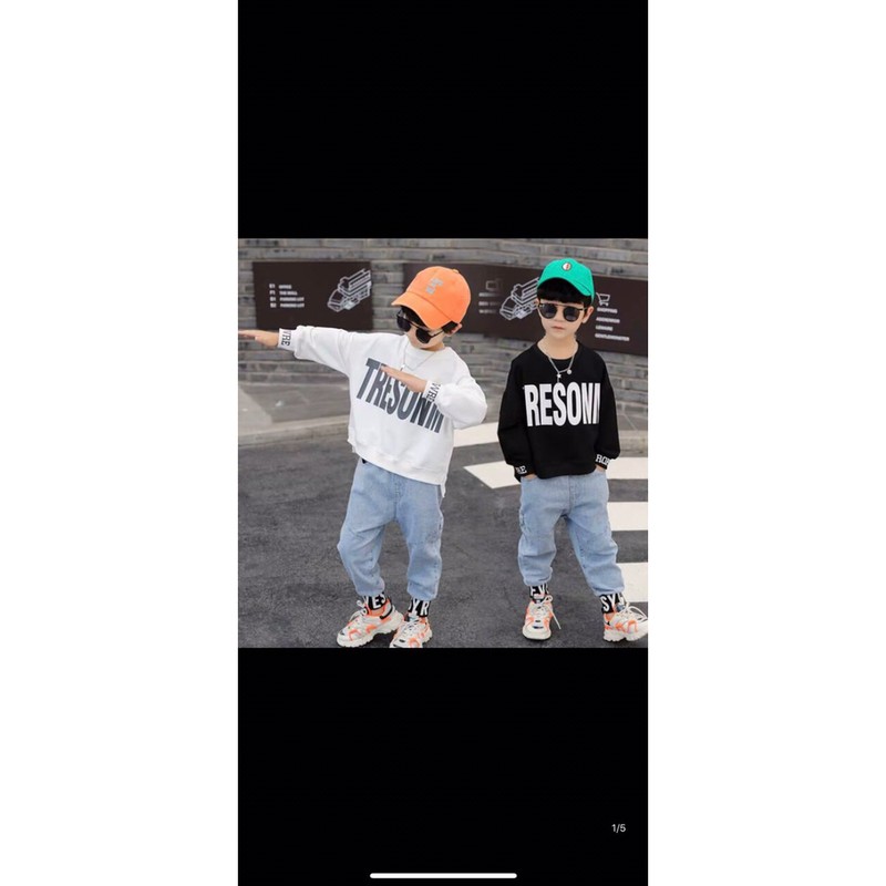 Bộ quần jean bé trai