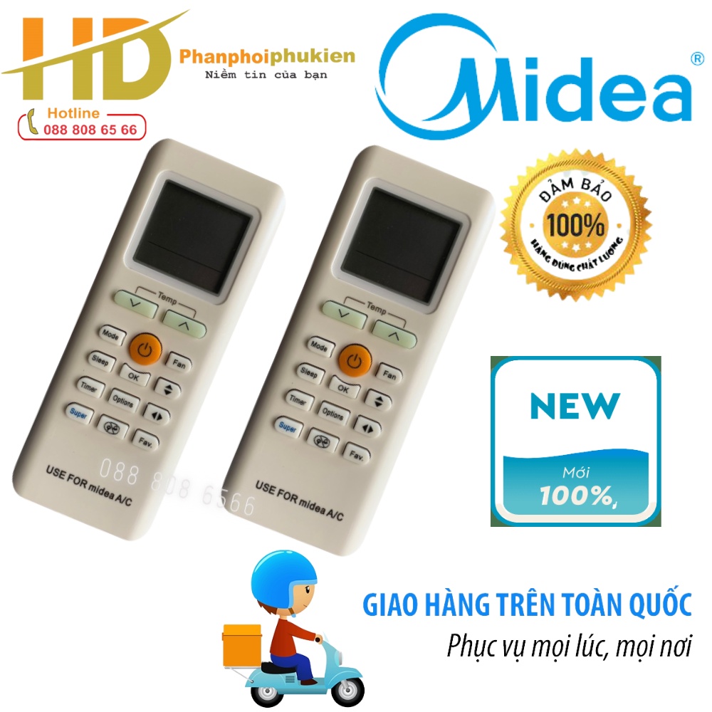 Điều khiển điều hòa Midea