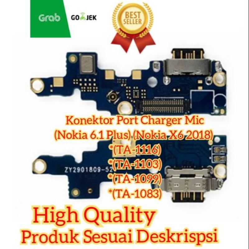 Cụm chân sạc Nokia 6.1 Plus X6  Zin New cho ae thợ