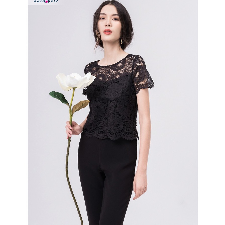 Bộ jumpsuit Emspo AQL2639 (Đen, Cam)