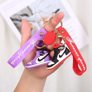 Giày thể thao Móc khóa Vòng chìa khóa hoạt hình Móc khóa Keyfob Móc chìa khóa di động Hadiah bagus