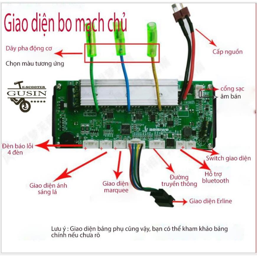 board Mạch Xe Thăng Bằng  / Nhập Khẩu / GuSin / Chính Hảng / Độc Quyền / Tp.Hcm