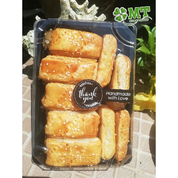 Bánh xếp nhân dừa nướng bơ sữa Hộp 14 bánh