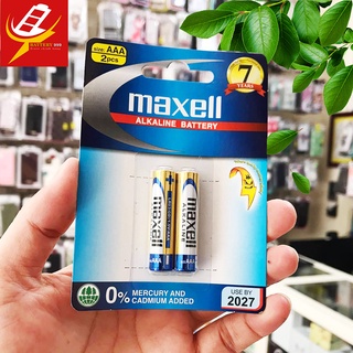 5 đôi Pin đũa AAA Maxell alkaline (xanh) 1.5v LR03 (vỉ 2 viên), pin điều khiển điều hòa